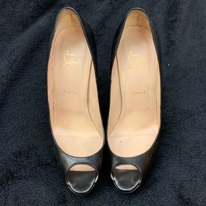 Christian Louboutin Black Leather